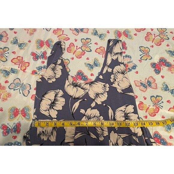 A Pea in the Pod Maternity Dress Maxi Purple Floral Small - Picture 11 of 13